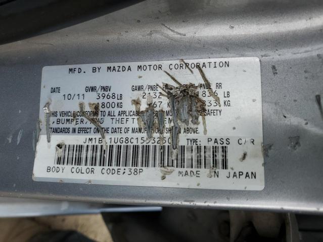 Photo 10 from auction – 2012 MAZDA 3 I with VIN JM1BL1UG8C1553250