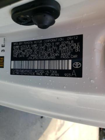 Photo 10 from auction – 2013 TOYOTA SCION TC with VIN JTKJF5C7XD3056985