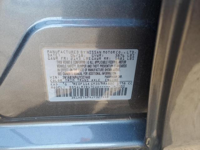 Photo 10 from auction – 2018 NISSAN SENTRA S with VIN 3N1AB7AP4JY327448