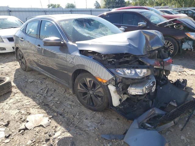 HONDA CIVIC EX 2018 with VIN SHHFK7H54JU236102 - Photo from auction