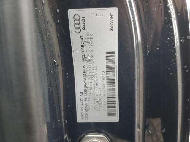 Photo 10 from auction – 2009 AUDI S5 QUATTRO with VIN WAURV78T29A046210
