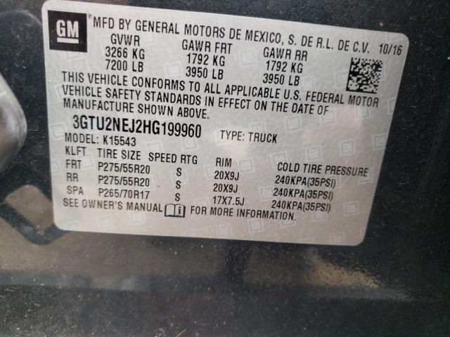 Photo 10 from auction – 2017 GMC SIERRA K15 with VIN 3GTU2NEJ2HG199960