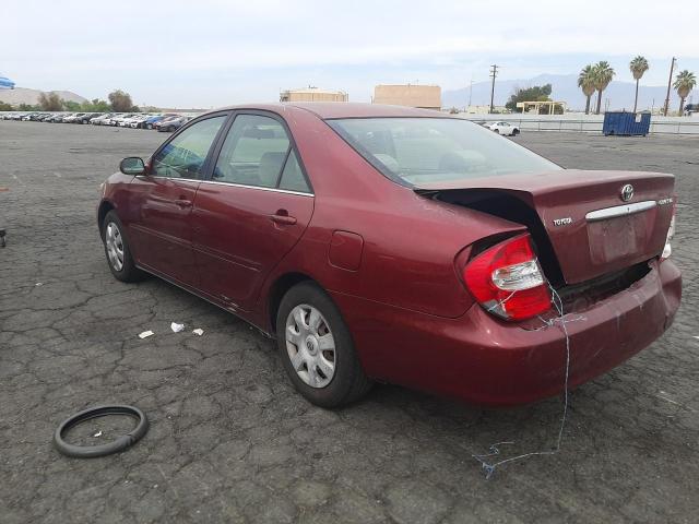 Photo 3 from auction – 2002 TOYOTA CAMRY LE with VIN JTDBE32K520002954