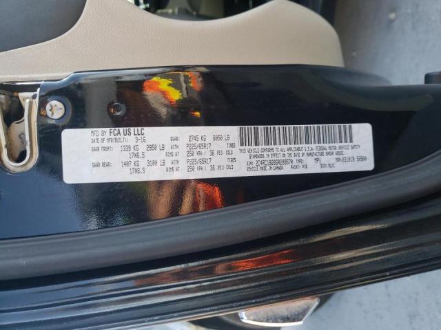 Photo 10 from auction – 2016 CHRYSLER TOWN & COU with VIN 2C4RC1BG9GR289670