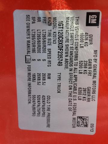 Photo 10 from auction – 2013 GMC SIERRA K25 with VIN 1GT120C8XDF235749