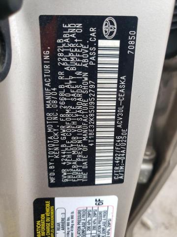 Photo 10 from auction – 2005 TOYOTA CAMRY LE with VIN 4T1BE32K85U952797