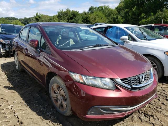 Photo 1 from auction – 2014 HONDA CIVIC LX with VIN 2HGFB2F59EH543077