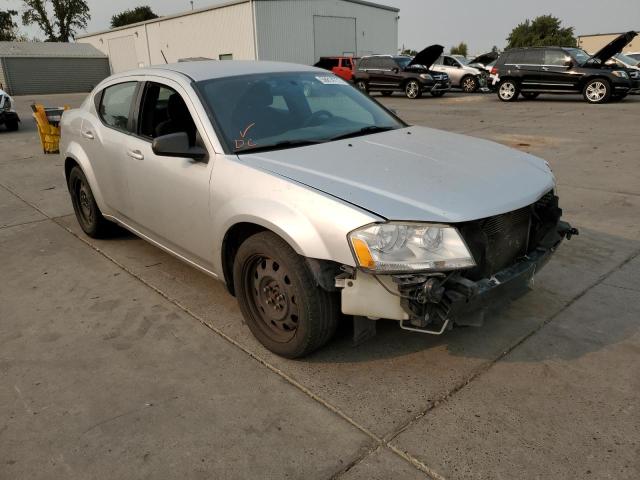 DODGE AVENGER SE 2012 with VIN 1C3CDZAB0CN289866 - Photo from auction