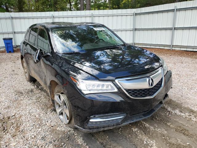 ACURA MDX 2016 with VIN 5FRYD3H2XGB003965 - Photo from auction