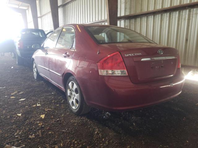 Photo 3 from auction – 2009 KIA SPECTRA EX with VIN KNAFE221395610159