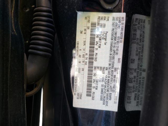 Photo 10 from auction – 2014 FORD FOCUS SE with VIN 1FADP3K21EL382838