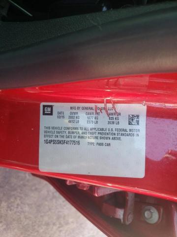 Photo 10 from auction – 2015 BUICK VERANO with VIN 1G4PS5SK5F4177516