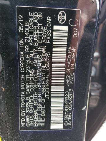 Photo 10 from auction – 2020 TOYOTA COROLLA LE with VIN JTDEPRAE5LJ044798