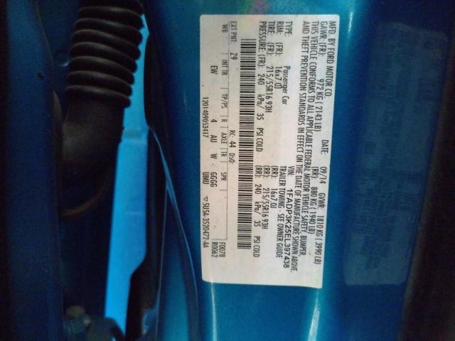 Photo 10 from auction – 2014 FORD FOCUS SE with VIN 1FADP3K25EL397438