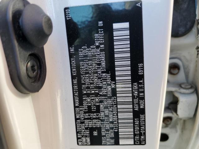 Photo 10 from auction – 2011 TOYOTA VENZA with VIN 4T3ZA3BB4BU041525