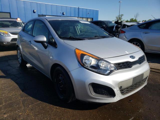 KIA RIO LX 2014 with VIN KNADM5A31E6322076 - Photo from auction