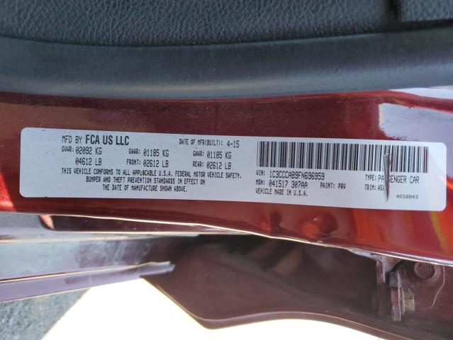 Photo 10 from auction – 2015 CHRYSLER 200 with VIN 1C3CCCAB9FN696959