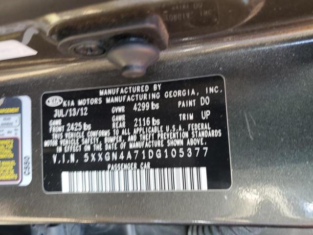 Photo 10 from auction – 2013 KIA OPTIMA EX with VIN 5XXGN4A71DG105377