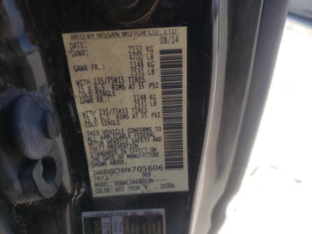 Photo 10 from auction – 2015 NISSAN FRONTIER S with VIN 1N6BD0CT4FN705606