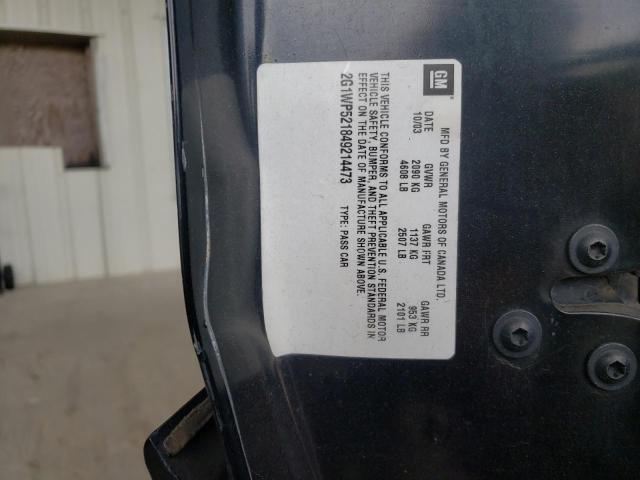 Photo 10 from auction – 2004 CHEVROLET IMPALA SS with VIN 2G1WP521849214473