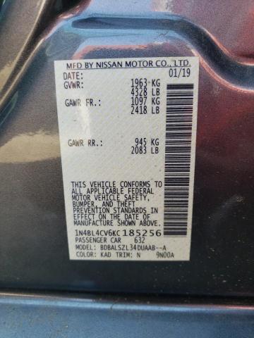 Photo 10 from auction – 2019 NISSAN ALTIMA SR with VIN 1N4BL4CV6KC185256