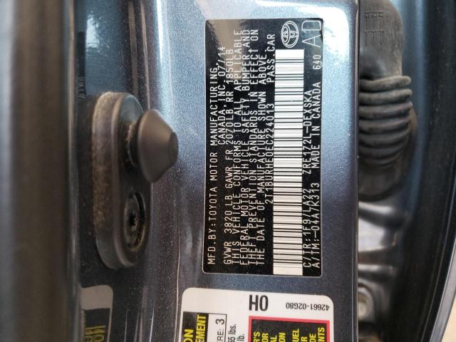 Photo 10 from auction – 2014 TOYOTA COROLLA L with VIN 2T1BURHE0EC224013