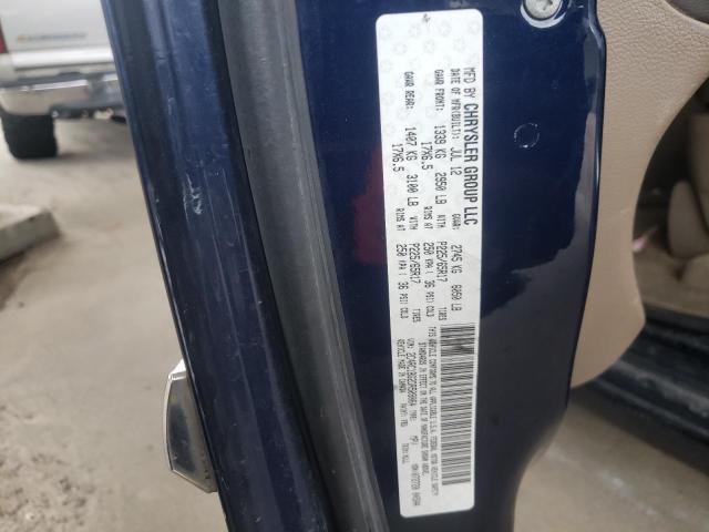 Photo 10 from auction – 2013 CHRYSLER TOWN & COU with VIN 2C4RC1BG2DR509064