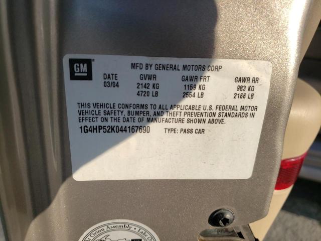 Photo 10 from auction – 2004 BUICK LESABRE CU with VIN 1G4HP52K044167690