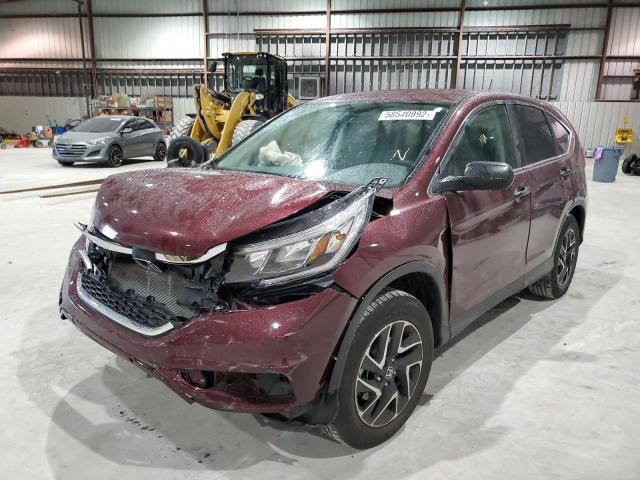 Photo 2 from auction – 2016 HONDA CR-V SE with VIN 2HKRM3H41GH559350