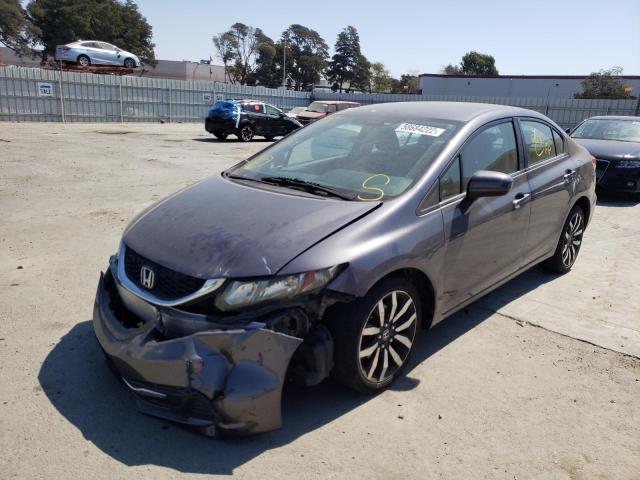 Photo 2 from auction – 2014 HONDA CIVIC LX with VIN 19XFB2F52EE263575