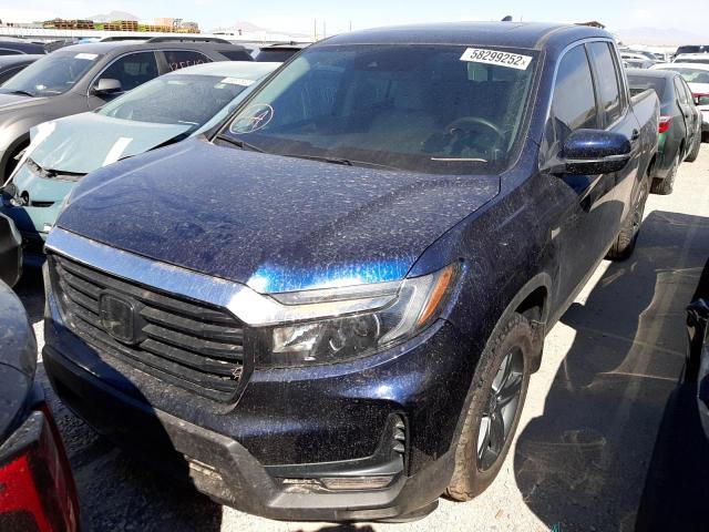 Photo 2 from auction – 2022 HONDA RIDGELINE with VIN 5FPYK3F54NB000116