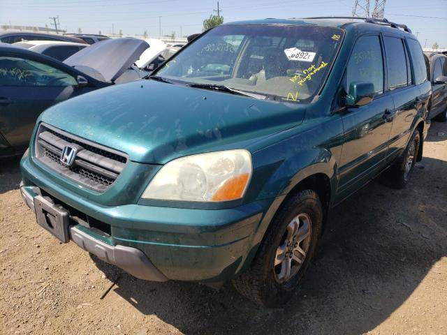 Photo 2 from auction – 2003 HONDA PILOT EXL with VIN 2HKYF18723H509958