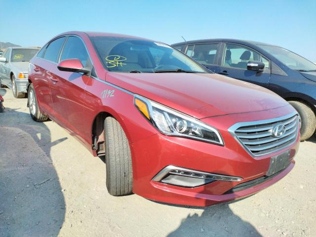 HYUNDAI SONATA SE 2015 with VIN 5NPE24AF2FH257389 - Photo from auction