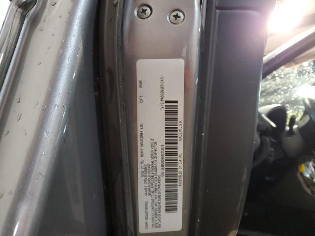 Photo 10 from auction – 2009 SUBARU LEGACY 2.5 with VIN 4S3BL626497213476