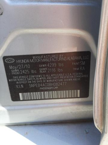 Photo 10 from auction – 2011 HYUNDAI SONATA GLS with VIN 5NPEB4AC0BH082477