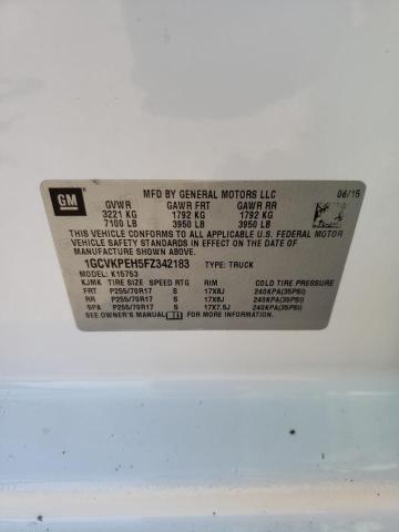Photo 10 from auction – 2015 CHEVROLET SILVERADO with VIN 1GCVKPEH5FZ342183