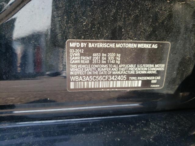 Photo 10 from auction – 2012 BMW 328 I with VIN WBA3A5C56CF342405
