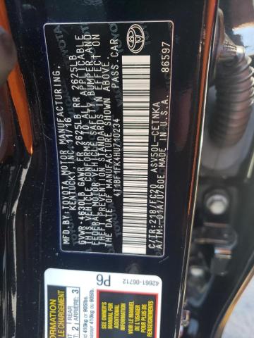 Photo 10 from auction – 2017 TOYOTA CAMRY LE with VIN 4T1BF1FK4HU710234