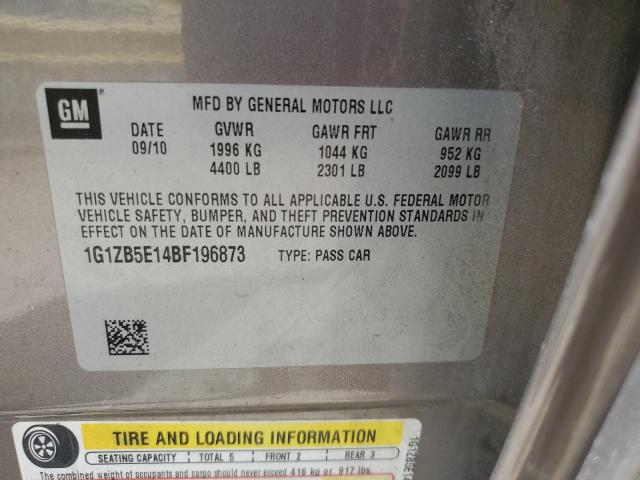 Photo 10 from auction – 2011 CHEVROLET MALIBU LS with VIN 1G1ZB5E14BF196873