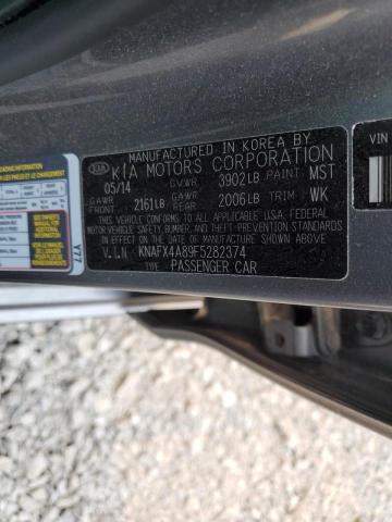 Photo 10 from auction – 2015 KIA FORTE EX with VIN KNAFX4A89F5282374