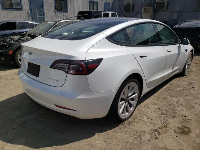 Photo 4 from auction – 2022 TESLA MODEL 3 with VIN 5YJ3E1EB7NF126671