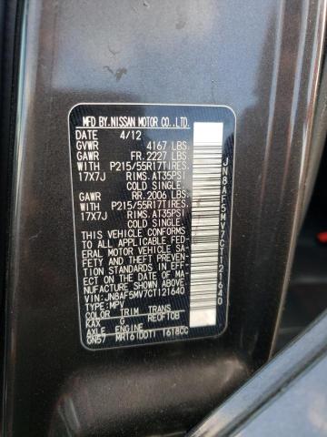 Photo 10 from auction – 2012 NISSAN JUKE S with VIN JN8AF5MV7CT121640