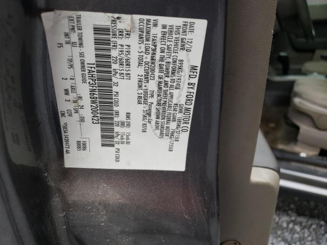 Photo 10 from auction – 2011 FORD FOCUS SE with VIN 1FAHP3FN6BW200423