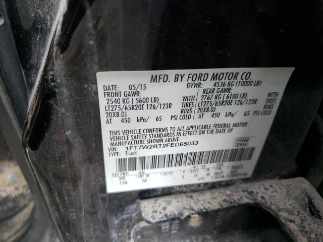 Photo 10 from auction – 2015 FORD F250 SUPER with VIN 1FT7W2BT2FED65033