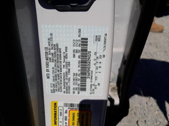 Photo 10 from auction – 2016 FORD FUSION SE with VIN 3FA6P0HD2GR294370