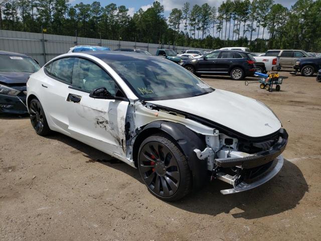 TESLA MODEL 3 2022 with VIN 5YJ3E1EC5NF268025 - Photo from auction