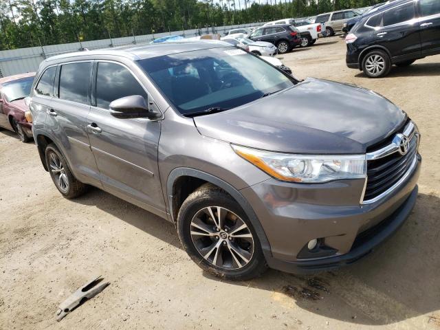TOYOTA HIGHLANDER 2016 with VIN 5TDJKRFH0GS282812 - Photo from auction