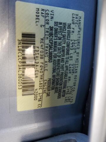 Photo 10 from auction – 2010 NISSAN VERSA S with VIN 3N1BC1CP3AL380053