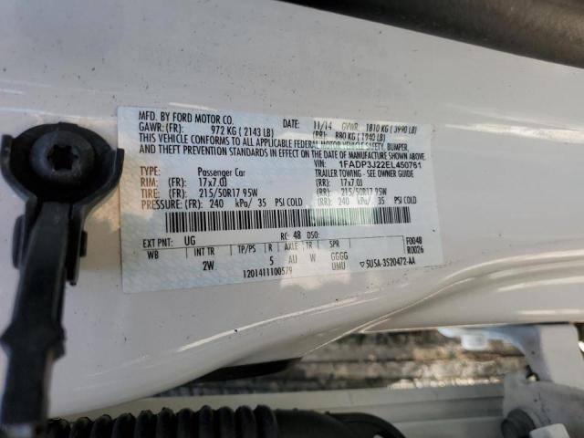 Photo 10 from auction – 2014 FORD FOCUS TITA with VIN 1FADP3J22EL450761
