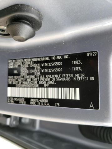 Photo 10 from auction – 2022 TOYOTA HIGHLANDER with VIN 5TDYARAHXNS013836
